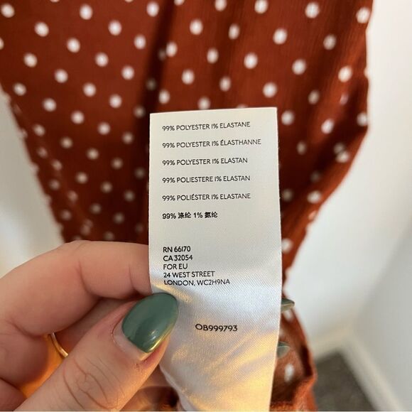 Urban Outfitters Polka Dot Body Con Dress Small - Picture 12 of 14